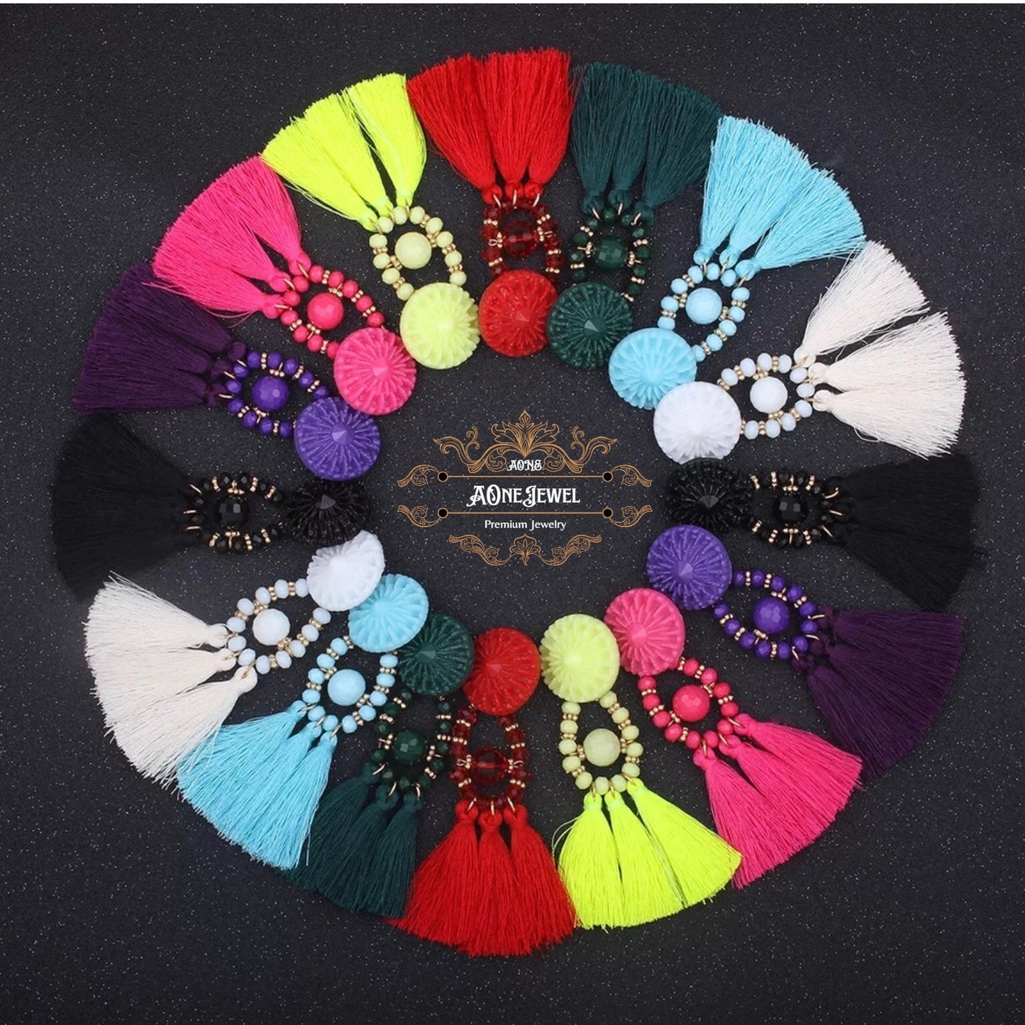 Bohemian Charm Tassel Earrings