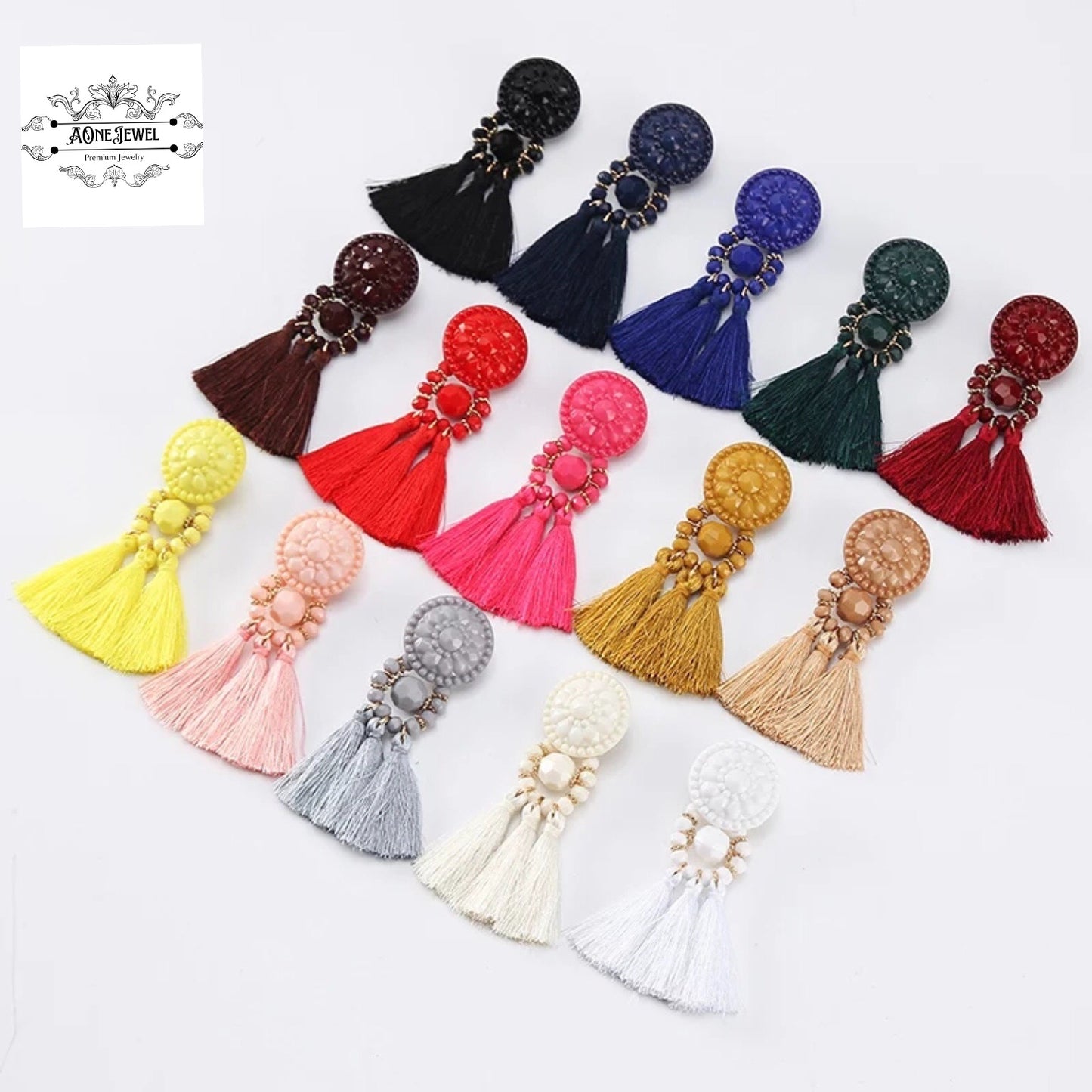 Bohemian Charm Tassel Earrings