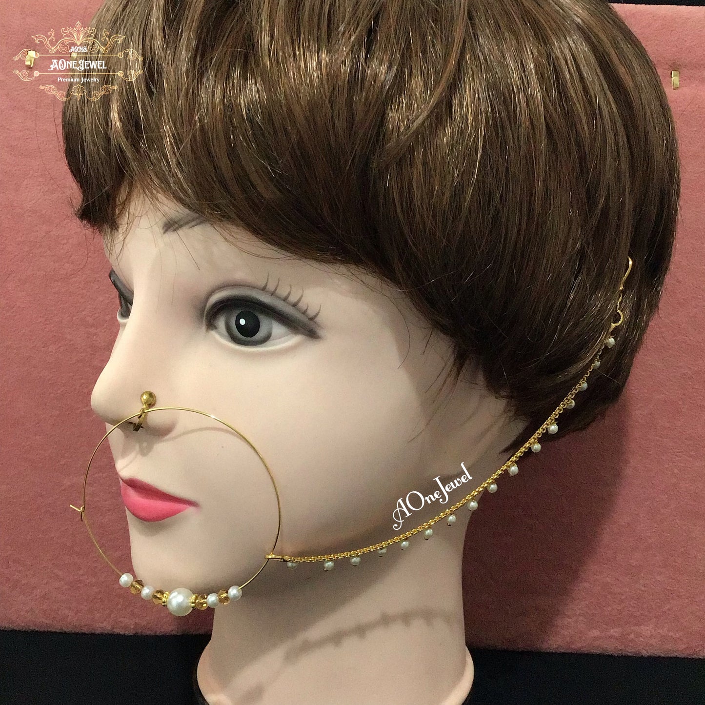 Bridal Pearl Nath, Nose Ring