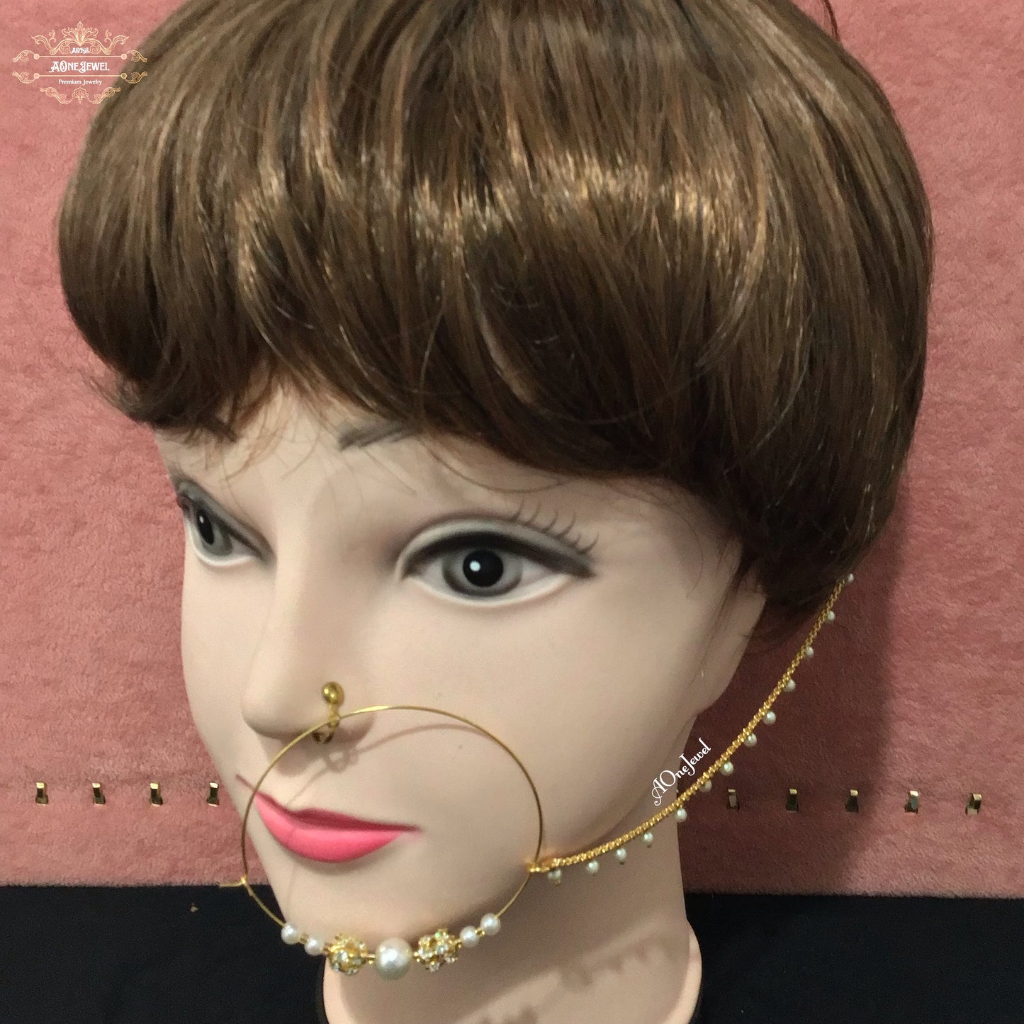 Bridal Pearl Nath, Nose Ring