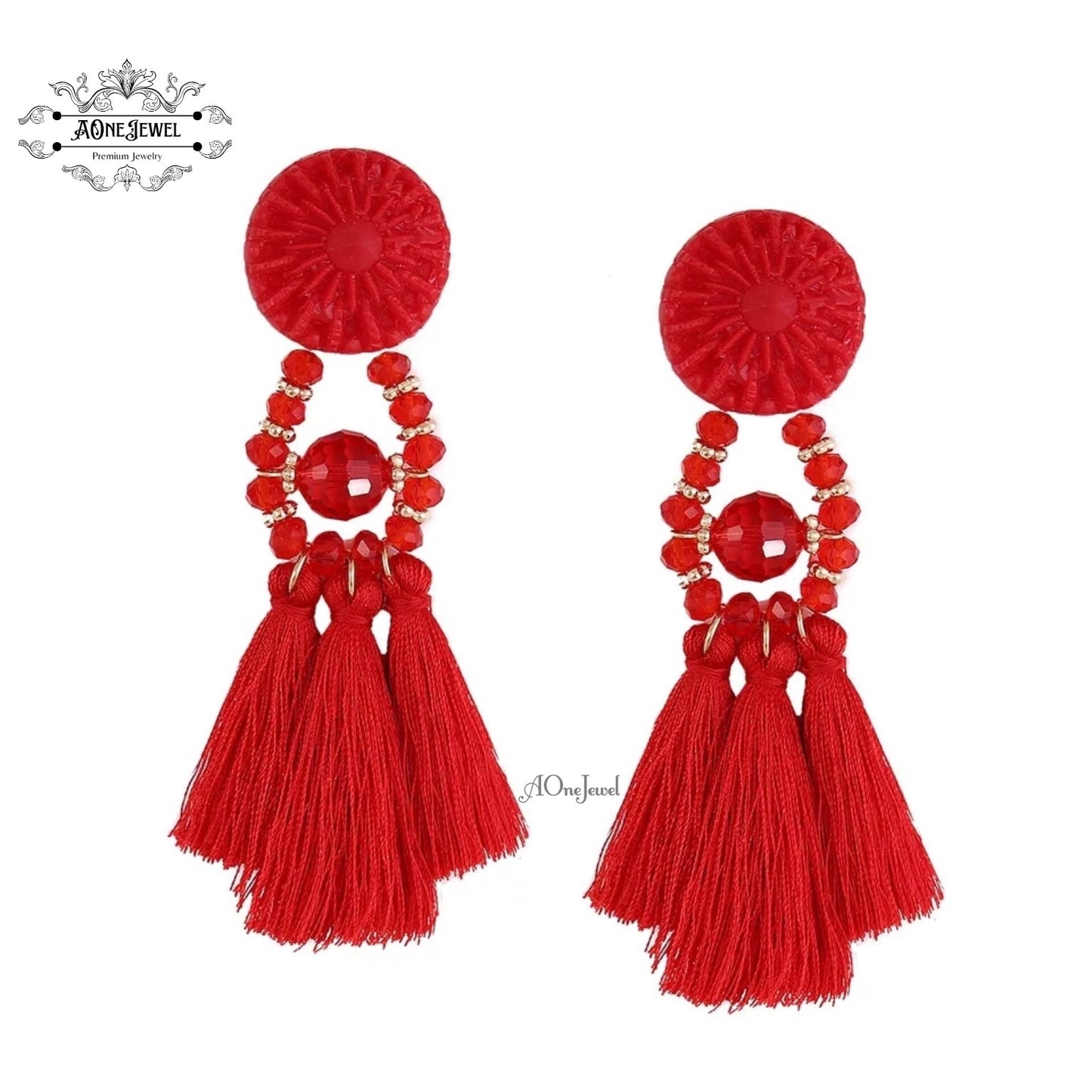 Bohemian Charm Tassel Earrings