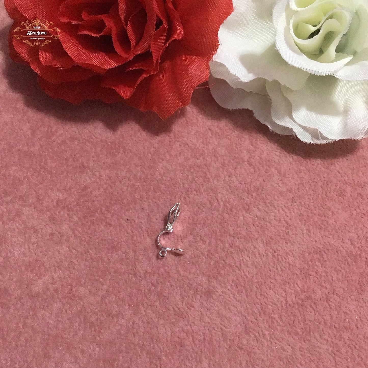 Silver Bridal Pearl Nath, Nose Ring