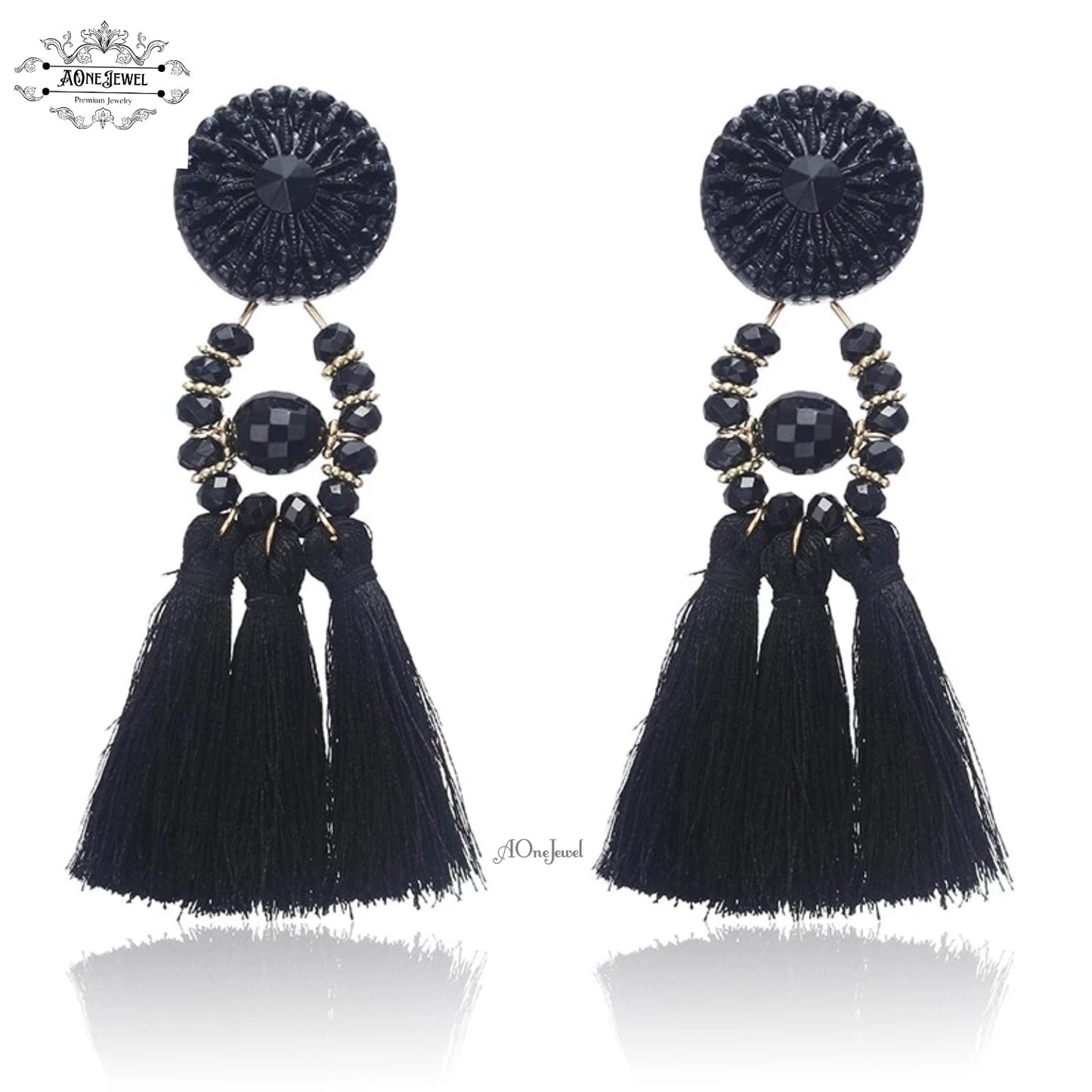 Bohemian Charm Tassel Earrings
