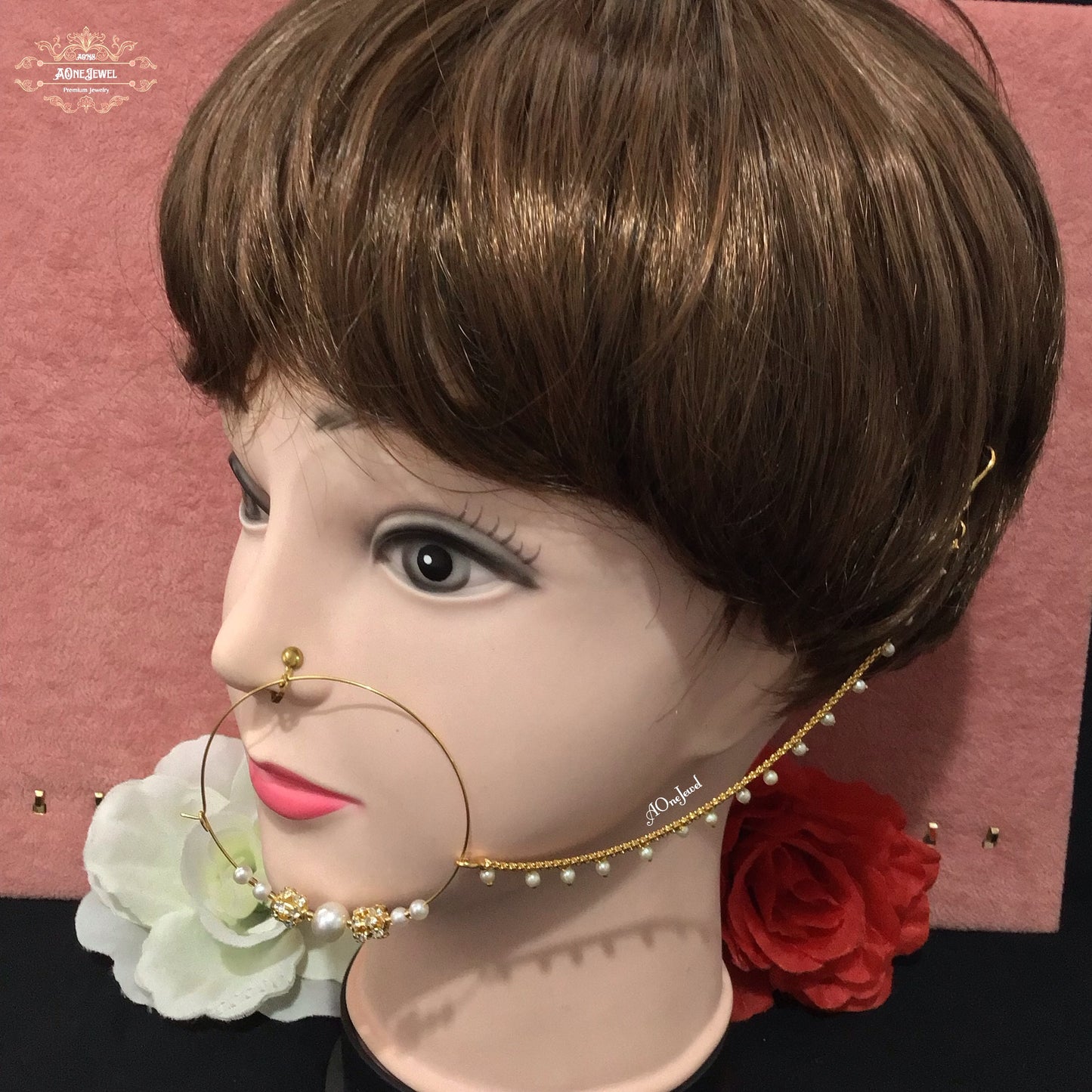 Bridal Pearl Nath, Nose Ring