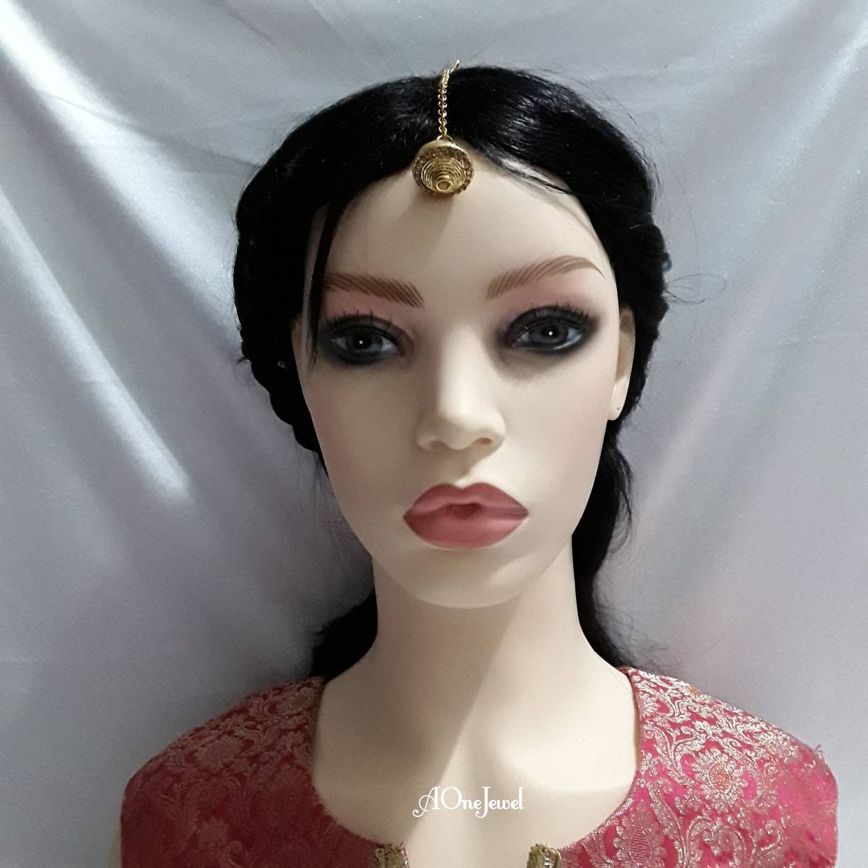 Traditional Borla Maang Tikka, Borla, Bridal Maang Tikka, Bore Damini Tikka, Head Jewellery, Indian Maang Tikka, Rajastani Style Tikkli