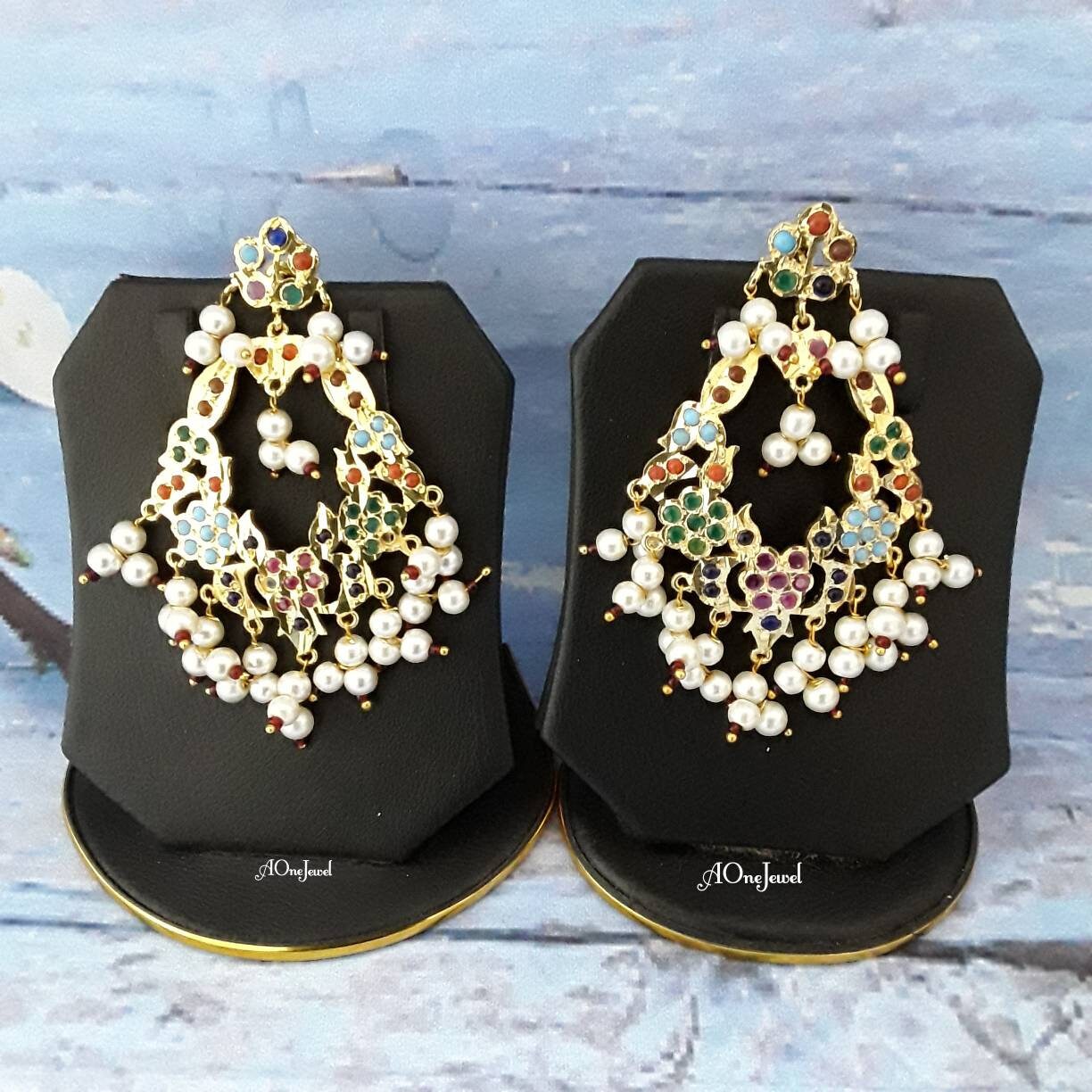 Indian Hyderabadi nizam jadau nikah bali jewellery set, pendant necklace set, pakistani designer jewellery, bespoke Jewelry, sabysachi jewel