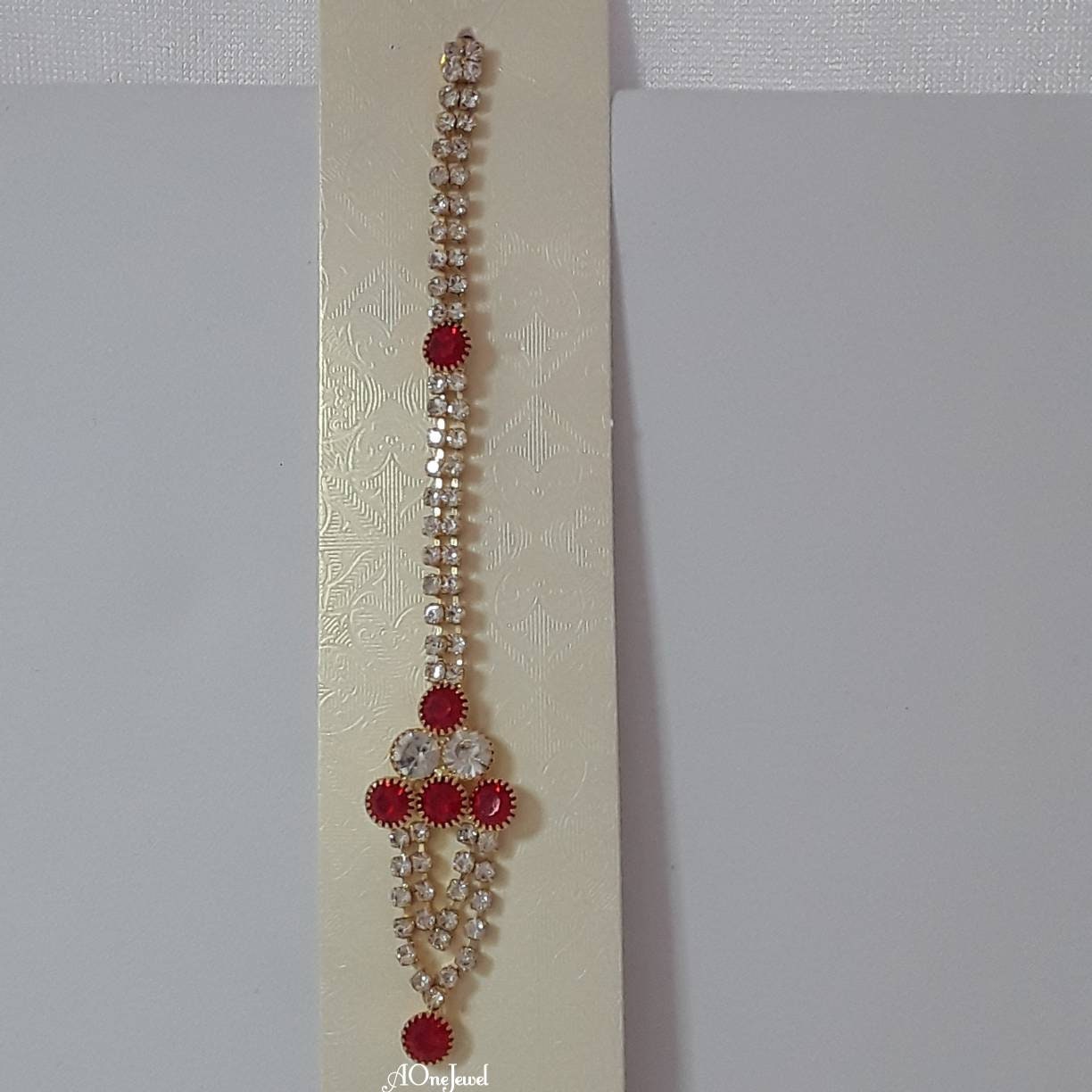Indian Ethnic Fashion Rhinestone head piece Tikka | Gold Tikka | Gold mang tikka | pakistani designer jewellery | bridal jewellery | Tika