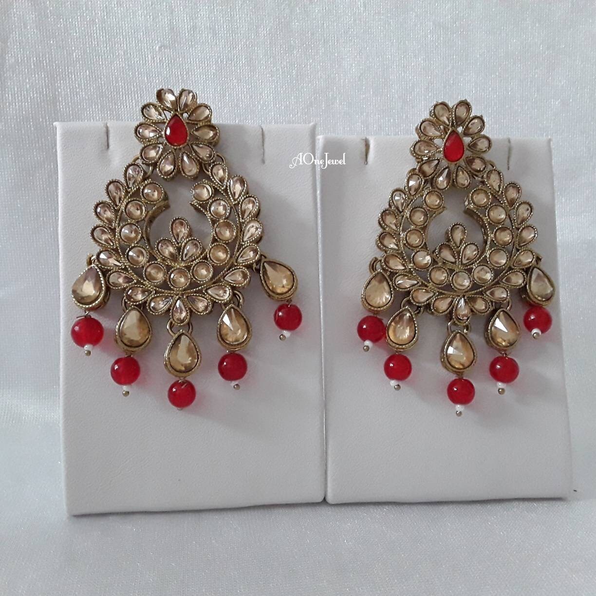 Indian Ethnic Kundan Pearl Necklace Set Tikka, Pearl Necklace Set, Wedding Jewelry Set, Pakistani Jewelry, Sabysachi Jewelry, Bridal Set