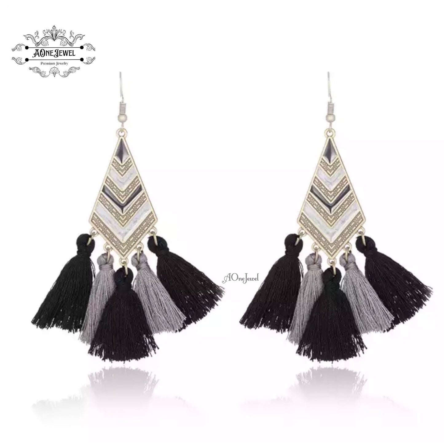 Bohemian Charm Tassel Earrings